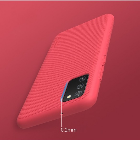 Nillkin Super Frosted Shield Fodral + stöd för Samsung Galaxy A02s EU svart