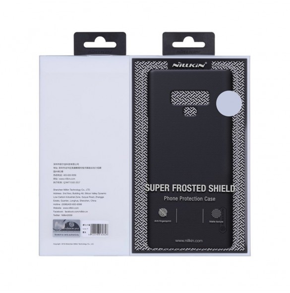 Nillkin Super Frosted Shield Fodral + stöd för Samsung Galaxy A72 4G svart