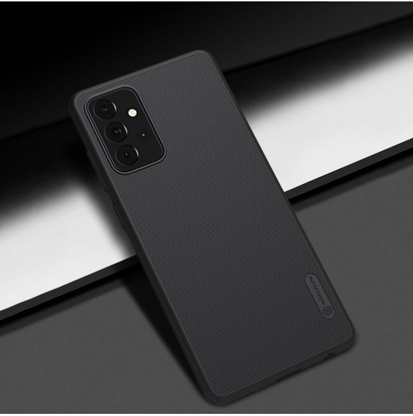 Nillkin Super Frosted Shield Fodral + stöd för Samsung Galaxy A72 4G svart