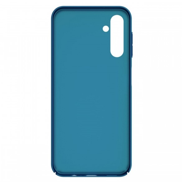 Nillkin Super Frosted Shield-fodral för Samsung Galaxy A14 5G / Galaxy A14-skal + telefonstativ blå
