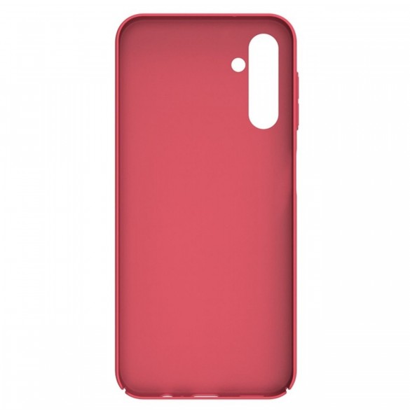 Nillkin Super Frosted Shield-fodral för Samsung Galaxy A14 5G / Galaxy A14-skal + telefonställ rött