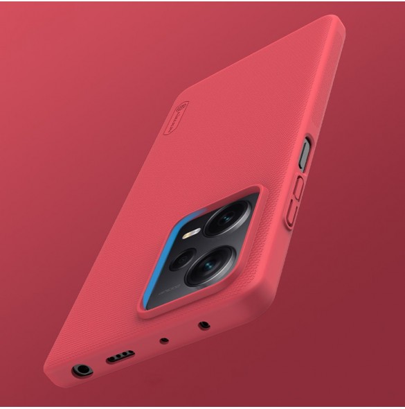 Nillkin Super Frosted Shield-fodral till Xiaomi Redmi Note 12 Pro / Poco X5 Pro 5G telefonskal svart