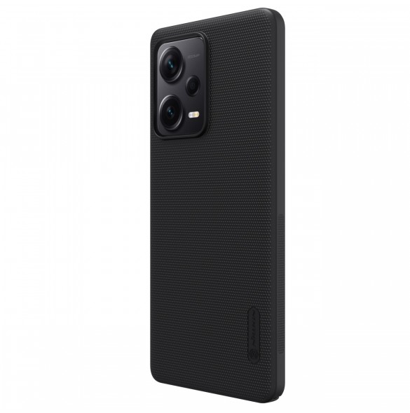 Nillkin Super Frosted Shield-fodral till Xiaomi Redmi Note 12 Pro+ skal + telefonställ svart
