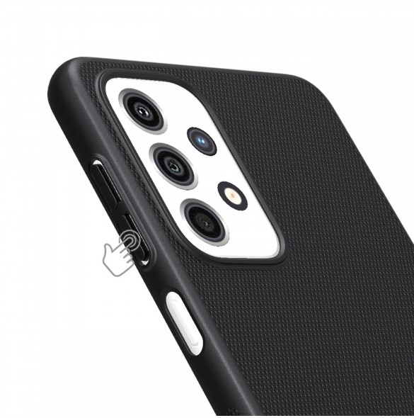 Nillkin Super Frosted Shield Pro Fodral hållbart för Samsung Galaxy A33 5G svart