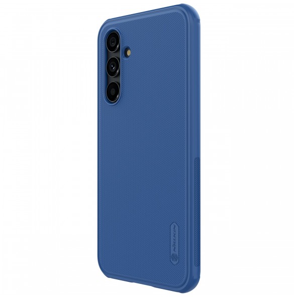 Nillkin Super Frosted Shield Pro-fodral för Samsung Galaxy A54 5G pansarskal + telefonställ blå