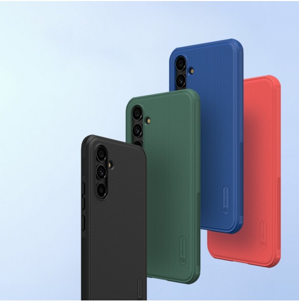 Nillkin Super Frosted Shield Pro-fodral för Samsung Galaxy A54 5G pansarskal + telefonställ blå