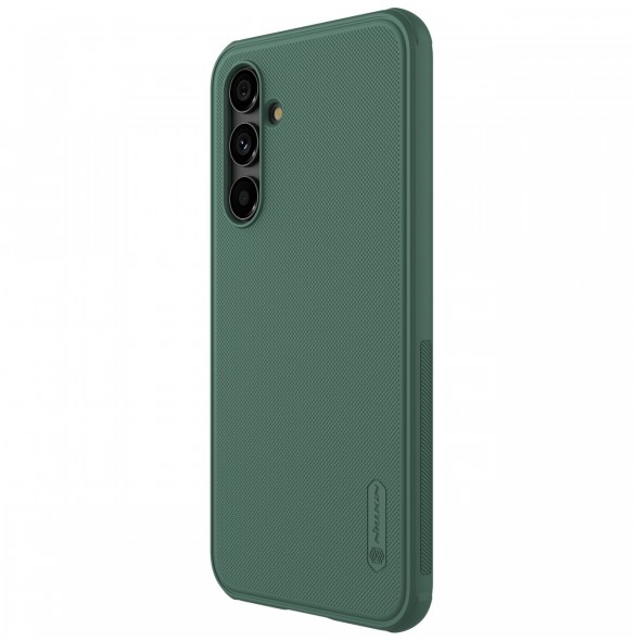 Nillkin Super Frosted Shield Pro-fodral för Samsung Galaxy A54 5G Pansarskal + Telefonställ Grön
