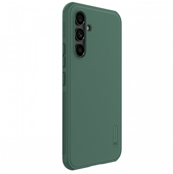 Nillkin Super Frosted Shield Pro-fodral för Samsung Galaxy A54 5G Pansarskal + Telefonställ Grön