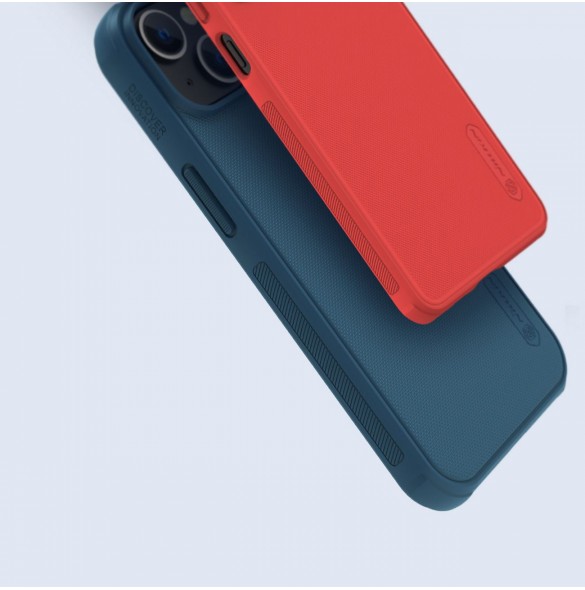 Nillkin Super Frosted Shield Pro fodral iPhone 14 / iPhone 13 bakskal grön