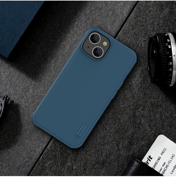 Nillkin Super Frosted Shield Pro fodral iPhone 14 / iPhone 13 bakskal grön