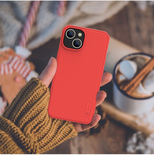 Nillkin Super Frosted Shield Pro fodral iPhone 14 / iPhone 13 bakskal grön
