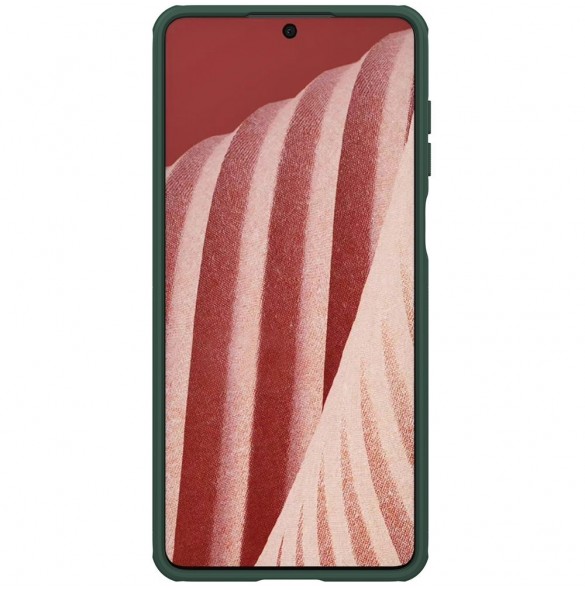 Nillkin Super Frosted Shield Pro hållbart skal till Samsung Galaxy A73 grön