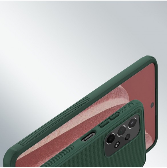 Nillkin Super Frosted Shield Pro hållbart skal till Samsung Galaxy A73 grön