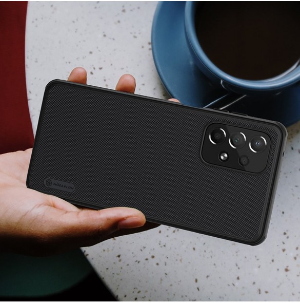 Nillkin Super Frosted Shield Pro hållbart skal till Samsung Galaxy A73 grön
