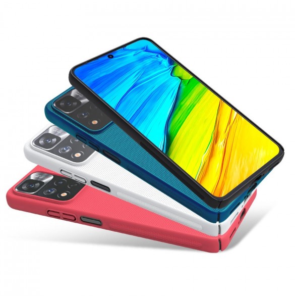 Nillkin Super Frosted Shield Pro hållbart skal till Xiaomi Redmi Note 11 Pro+ 5G svart