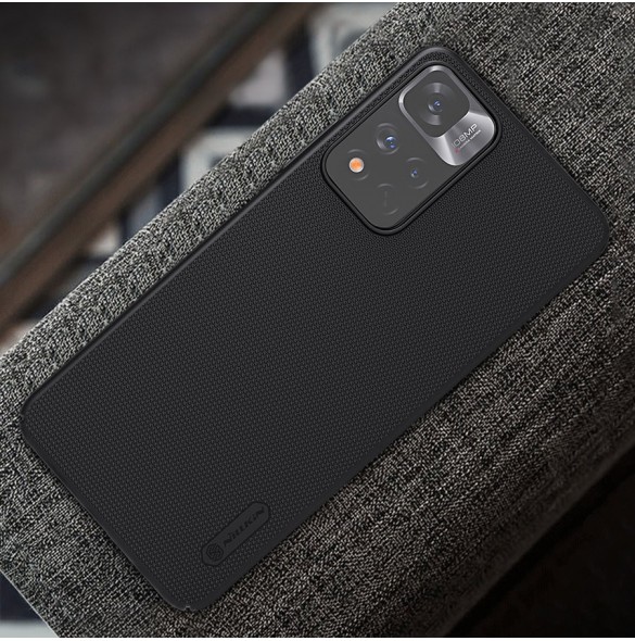 Nillkin Super Frosted Shield Pro hållbart skal till Xiaomi Redmi Note 11 Pro+ 5G svart