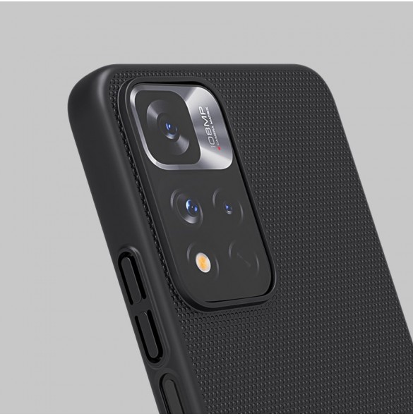 Nillkin Super Frosted Shield Pro hållbart skal till Xiaomi Redmi Note 11 Pro+ 5G svart