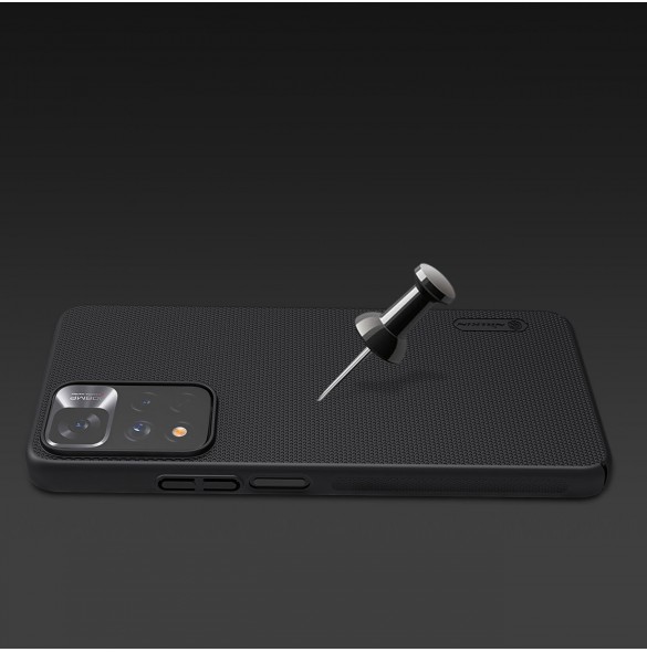 Nillkin Super Frosted Shield Pro hållbart skal till Xiaomi Redmi Note 11 Pro+ 5G svart