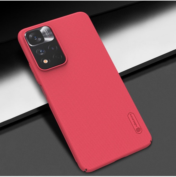 Nillkin Super Frosted Shield Pro hållbart skal till Xiaomi Redmi Note 11 Pro+ 5G svart