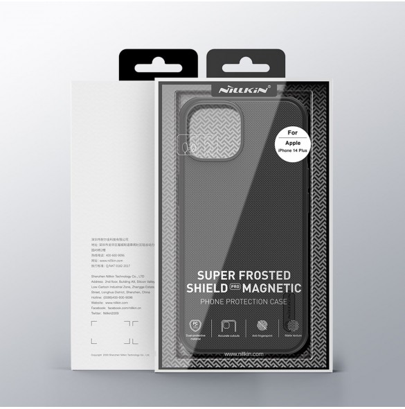 Nillkin Super Frosted Shield Pro Magnetic Case iPhone 14 Plus 6.7 2022 Svart