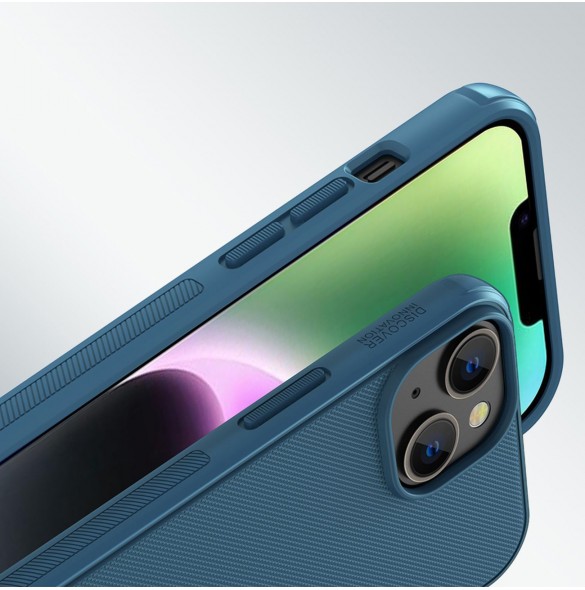 Nillkin Super Frosted Shield Pro Magnetic Case iPhone 14 Plus 6.7 2022 Blå