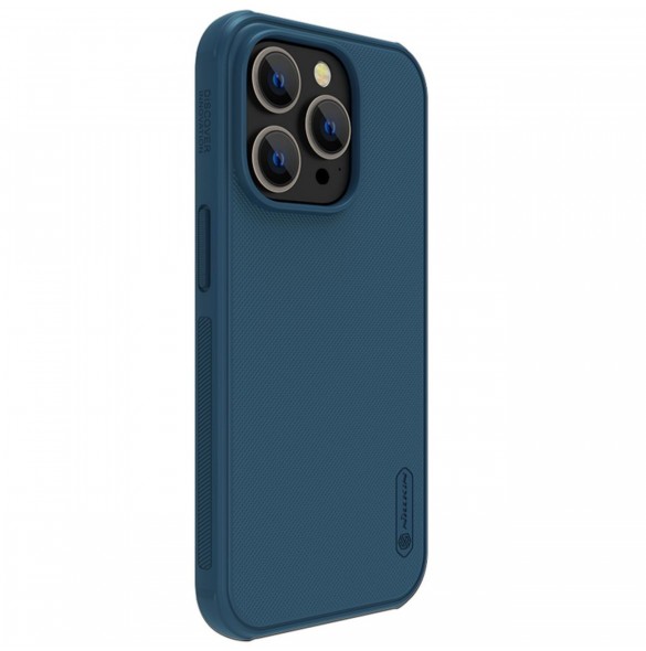 Nillkin Super Frosted Shield Pro magnetfodral iPhone 14 Pro 6.1 2022 Blå