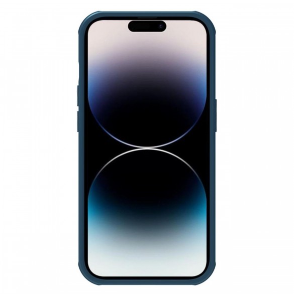 Nillkin Super Frosted Shield Pro magnetfodral iPhone 14 Pro 6.1 2022 Blå