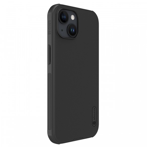 Nillkin Super Frosted Shield Pro förstärkt skal till iPhone 15 - svart