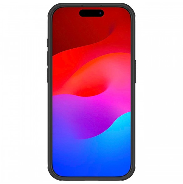 Nillkin Super Frosted Shield Pro förstärkt skal till iPhone 15 Pro - svart