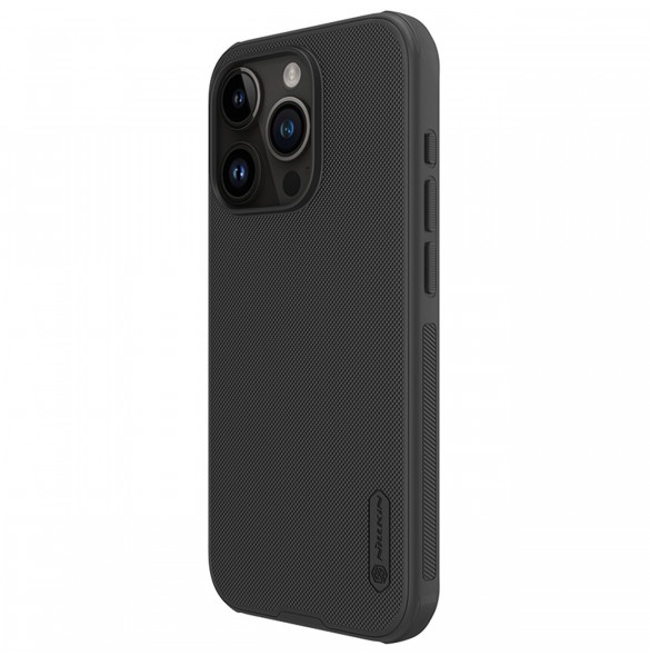 Nillkin Super Frosted Shield Pro förstärkt skal till iPhone 15 Pro - svart