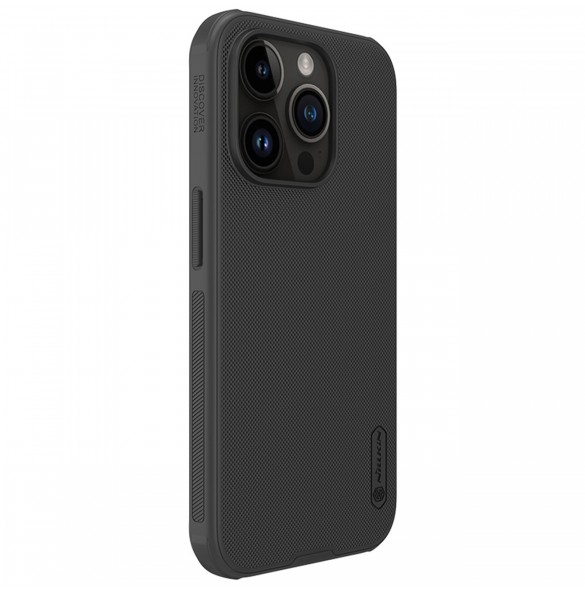 Nillkin Super Frosted Shield Pro förstärkt skal till iPhone 15 Pro - svart