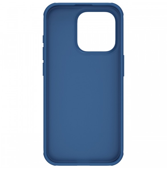 Nillkin Super Frosted Shield Pro förstärkt skal till iPhone 15 Pro - blå