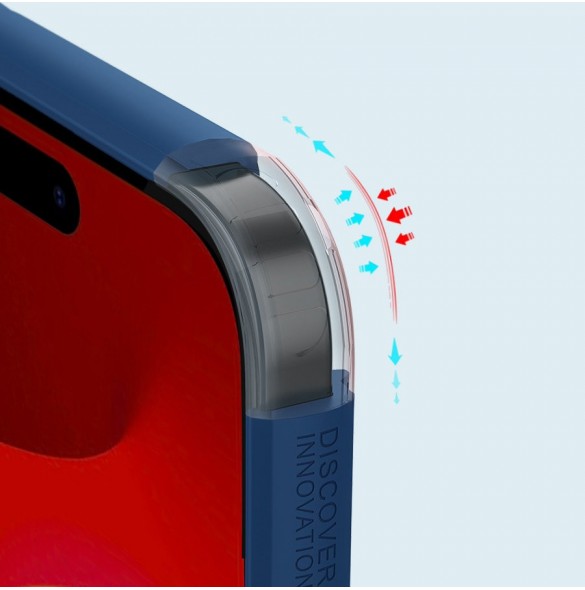 Nillkin Super Frosted Shield Pro förstärkt skal till iPhone 15 Pro Max - svart