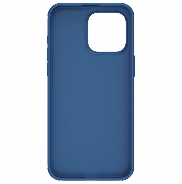 Nillkin Super Frosted Shield Pro förstärkt skal till iPhone 15 Pro Max - blå
