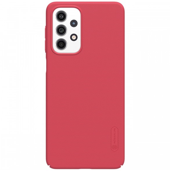 Nillkin Super Frosted Shield förstärkt fodral + ställ Samsung Galaxy A33 5G röd