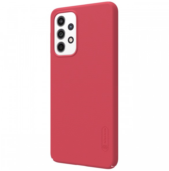 Nillkin Super Frosted Shield förstärkt fodral + ställ Samsung Galaxy A33 5G röd