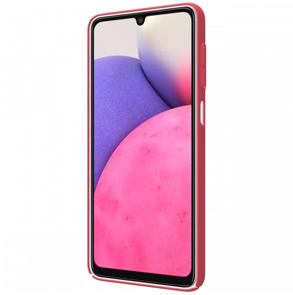 Nillkin Super Frosted Shield förstärkt fodral + ställ Samsung Galaxy A33 5G röd