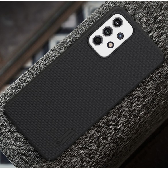Nillkin Super Frosted Shield förstärkt fodral + ställ Samsung Galaxy A33 5G röd
