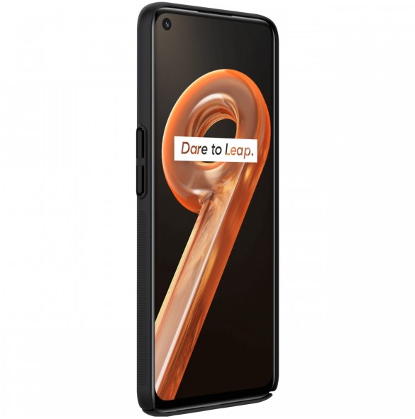 Nillkin Super Frosted Shield Förstärkt Pouch Cover + Stand Realme 9i svart