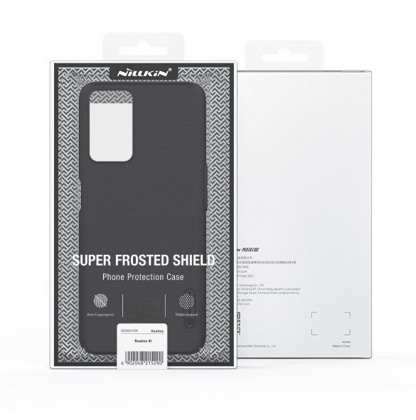 Nillkin Super Frosted Shield Förstärkt Pouch Cover + Stand Realme 9i svart