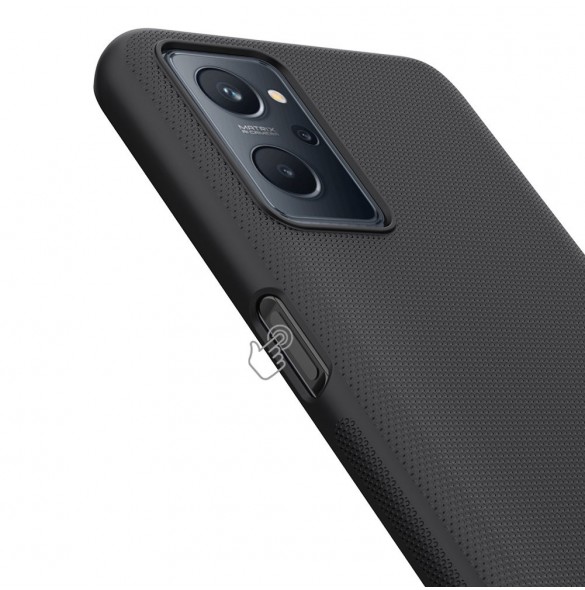 Nillkin Super Frosted Shield Förstärkt Pouch Cover + Stand Realme 9i svart