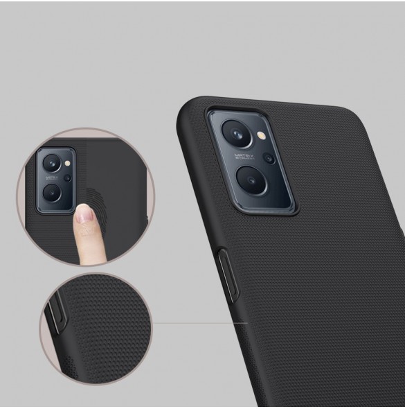 Nillkin Super Frosted Shield Förstärkt Pouch Cover + Stand Realme 9i svart