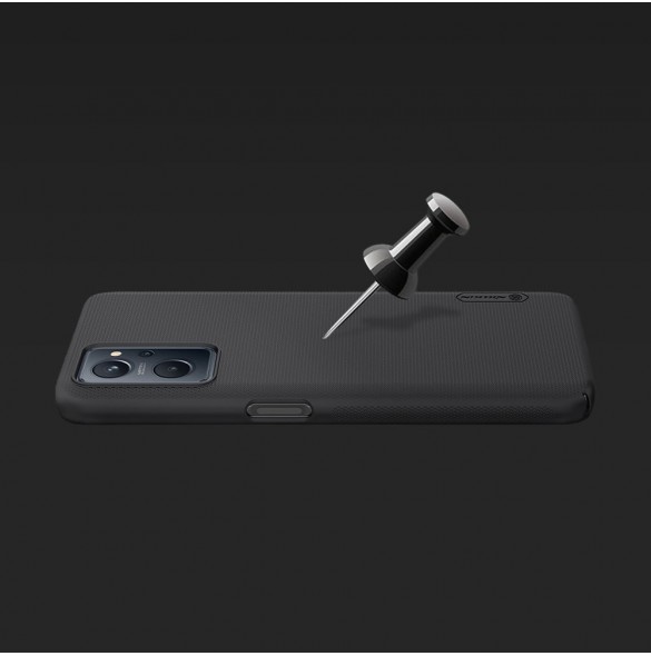 Nillkin Super Frosted Shield Förstärkt Pouch Cover + Stand Realme 9i svart