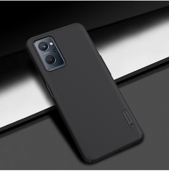 Nillkin Super Frosted Shield Förstärkt Pouch Cover + Stand Realme 9i svart