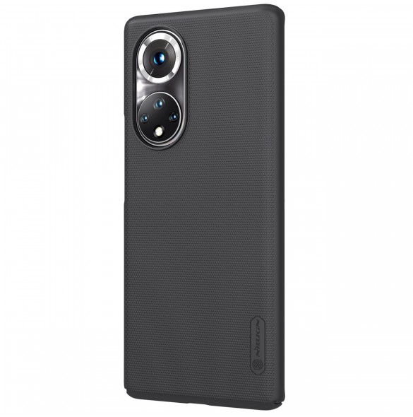 Nillkin Super Frosted Shield härdat fodral + ställ Honor 50 Pro svart