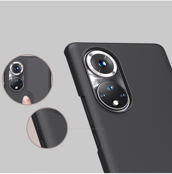 Nillkin Super Frosted Shield härdat fodral + ställ Honor 50 Pro svart