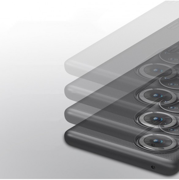 Nillkin Super Frosted Shield härdat fodral + ställ Honor 50 Pro svart