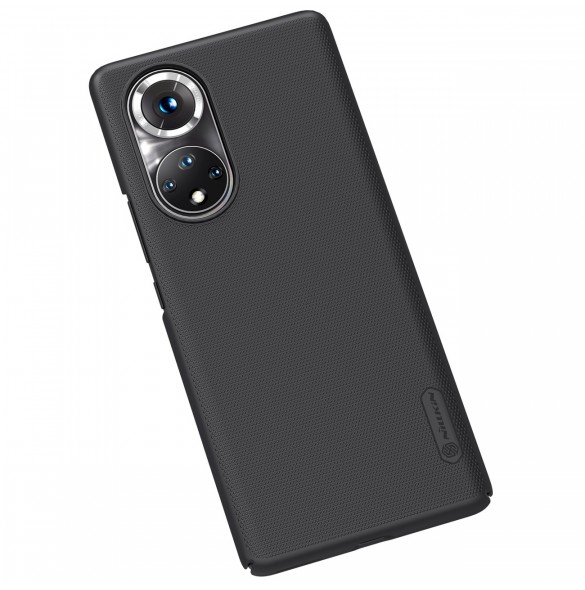 Nillkin Super Frosted Shield härdat fodral + ställ Honor 50 Pro svart