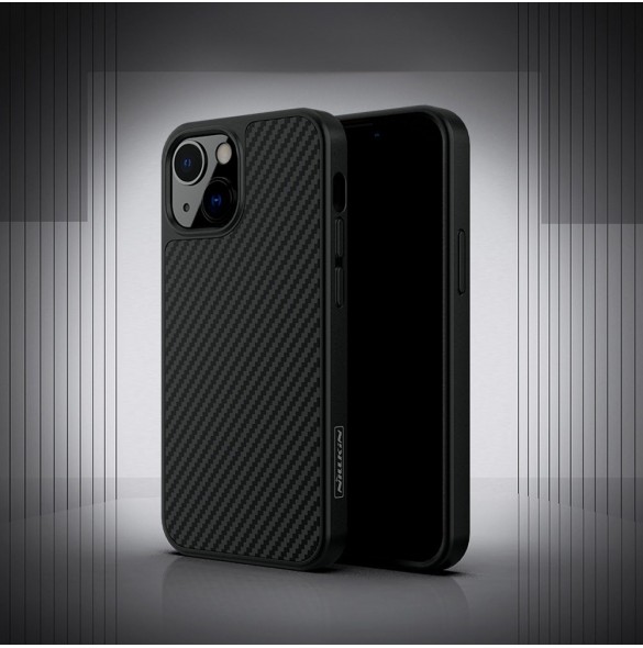 Nillkin Synthetic Fiber Carbon fodral till iPhone 13 svart