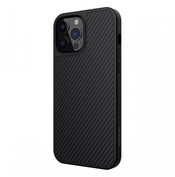 Nillkin Synthetic Fiber Carbon fodral till iPhone 13 Pro svart